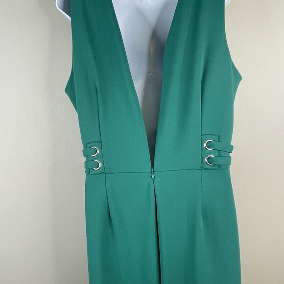 Apt 9 Cropped Jumpsuit Womens Large Sleeveless Holiday Night Out Wedding Guest - Picture 10 of 12